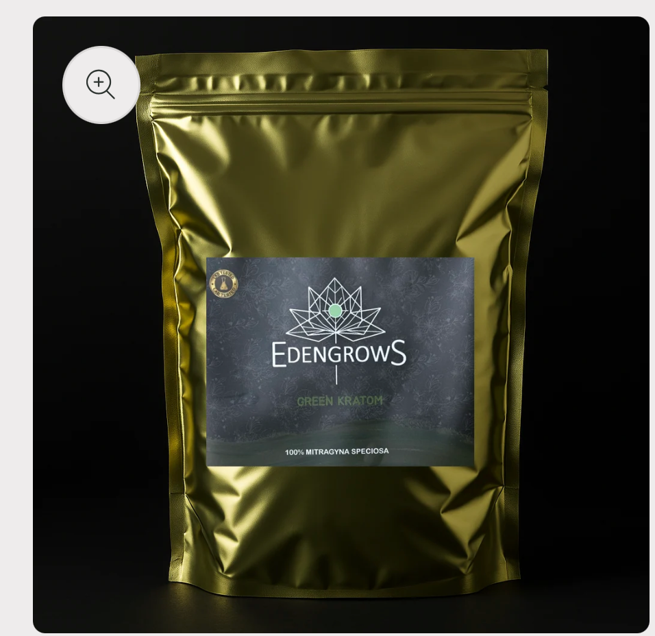 Green kratom pouch, part of the Kratom Sample Pack