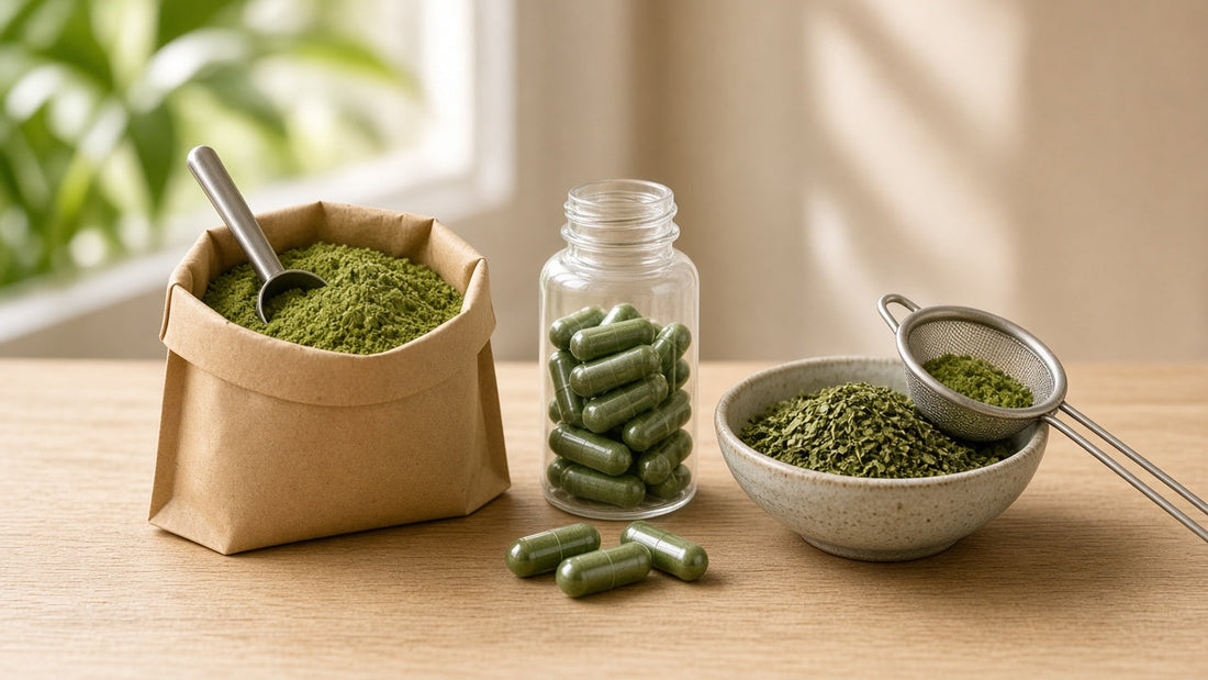 Kratom Powder vs Capsules vs Crushed Leaf: How to Choose the Right Format