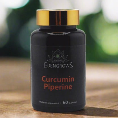 EdengrowS Curcumin Piperine Extract Capsules