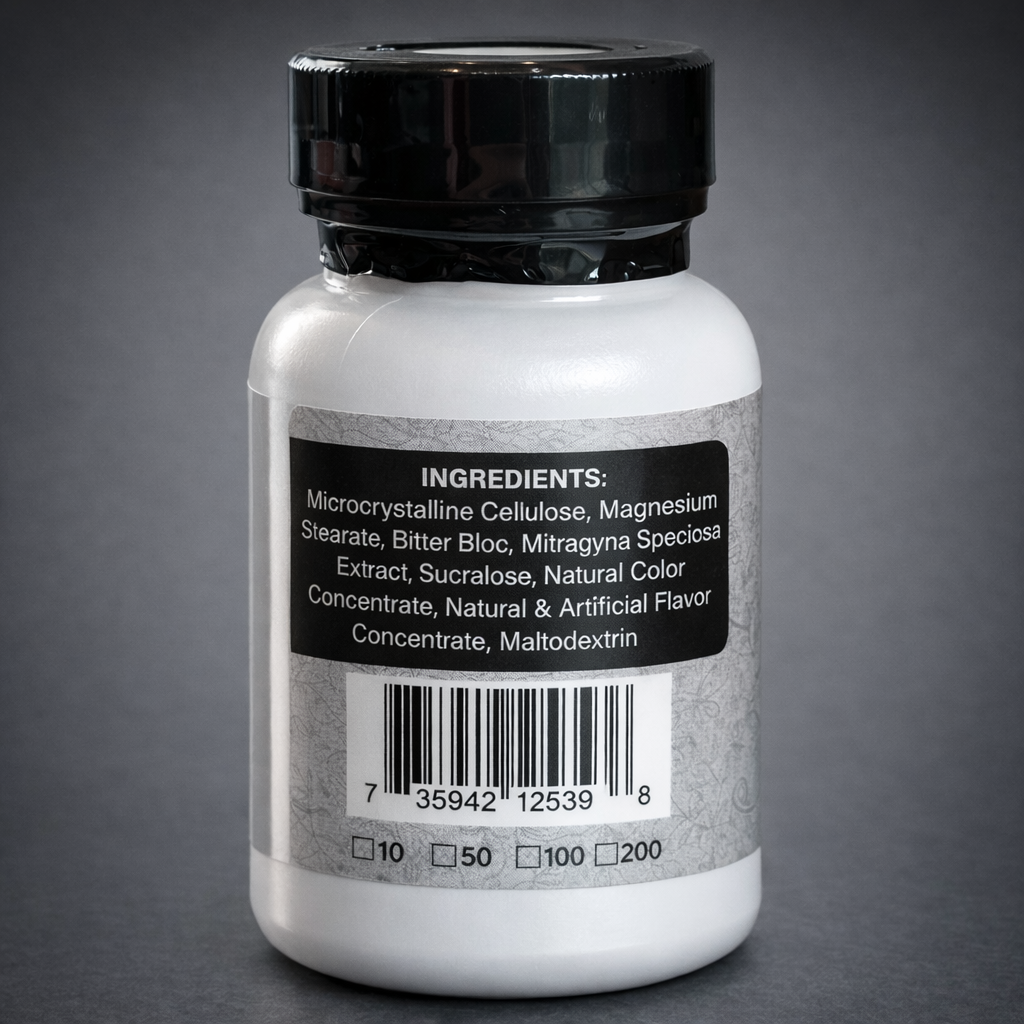 Kratom 20mg MIT Extract Tablets